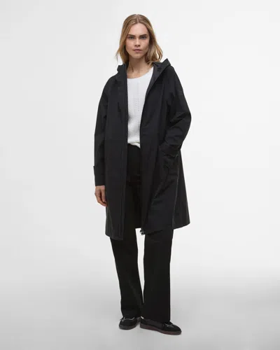 Barbour International Long Kyra Womens Waterproof Jacket In Black