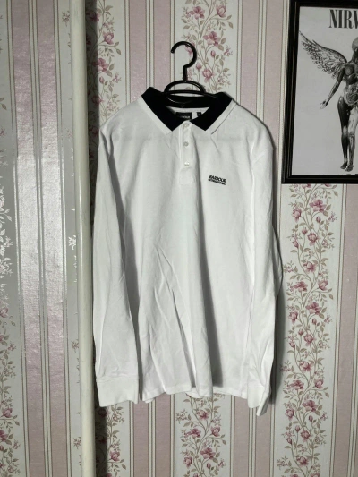 Pre-owned Barbour International Longsleeve Tailored Fit In White