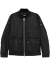 Barbour International Lutlaw Harrington Jacket In Black