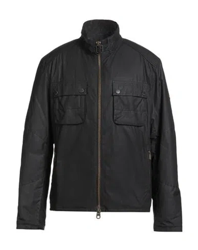 Barbour International Man Jacket Black Size Xxl Cotton
