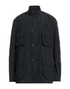 Barbour International Man Jacket Black Size Xxl Polyester In Blue