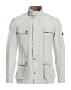 Barbour International Man Jacket Light Grey Size S Cotton In Gray
