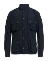 Barbour International Man Jacket Navy Size M Polyester In Blue