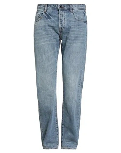 Barbour International Man Jeans Blue Size 34w-32l Cotton