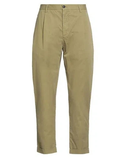 Barbour International Man Pants Military Green Size 38 Cotton