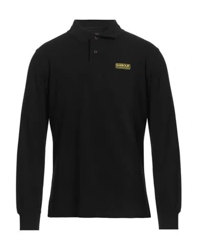 Barbour International Man Polo Shirt Black Size M Cotton