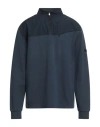 Barbour International Man Sweatshirt Navy Size Xxl Cotton, Polyester In Multi