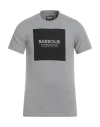 Barbour International Man T-shirt Grey Size S Cotton In Gray