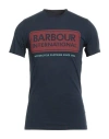 Barbour International Man T-shirt Midnight Blue Size S Cotton In Blue