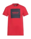 Barbour International Man T-shirt Red Size S Cotton In Red