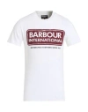 Barbour International Man T-shirt White Size S Cotton