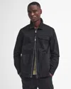 Barbour International Maze Peached Mens Overshirt In Black