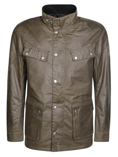 Barbour International Men's  Duke Wax Jacket In Green