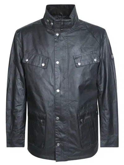 Barbour International Men's Duke Wax Jacket In Blue