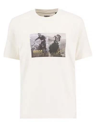 Barbour International Men's Lightweight Classic T-shirt In White