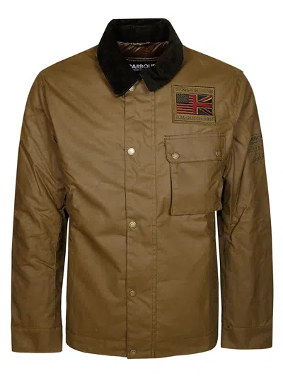 Barbour International Men's Worker Wax Jacket In Beige