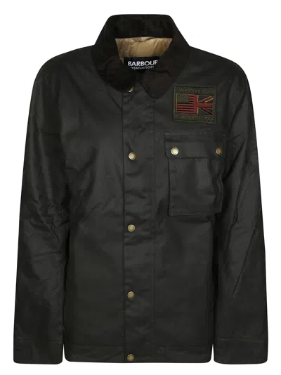 Barbour International Men's Workers Wax Jacket In Verde