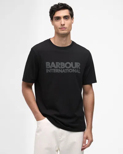 Barbour International Mens Essential Graphic T-shirt In Black