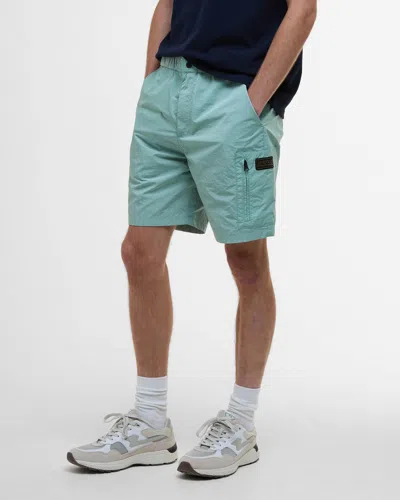 Barbour International Mens Inline Shorts In Green