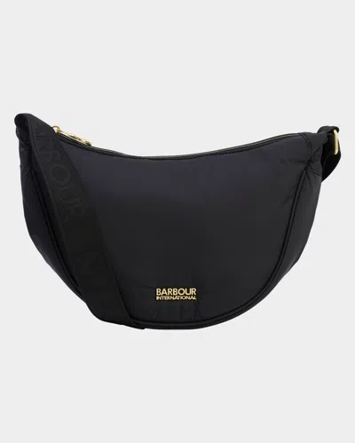 Barbour International Monaco Womens Sling Bag In Black