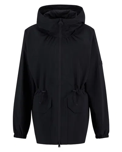 Barbour International Montgomery Womens Waterproof Jacket In Black