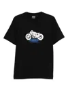 Barbour International Motorcycle-print T-shirt In Black
