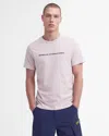Barbour International Motored Mens Tailored T-shirt In Pink