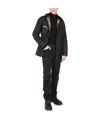 Barbour International Multi-pocketed Buttoned Jacket In Black