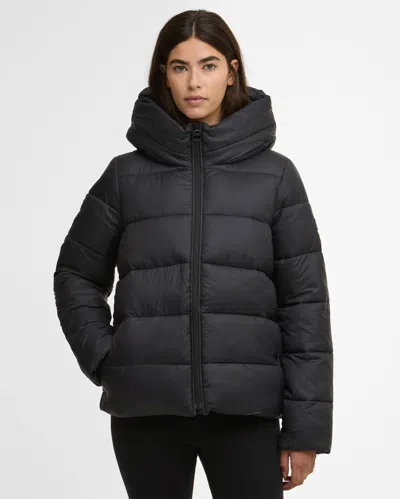 Barbour International Olivios Womens Puffer Jacket In Black