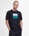 Barbour International Ombre Block Mens Relaxed T-shirt In Black