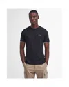 Barbour International Philip Mens Tipped Cuff Tailored T-shirt In Black