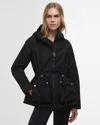 Barbour International Piper Womens Showerproof Jacket In Black