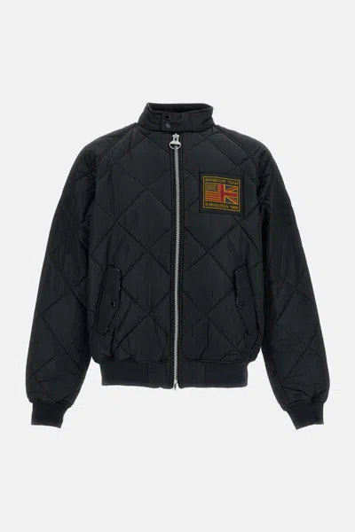Barbour International Quilt Jacket For Merchant In Black