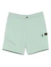 Barbour International Raised-logo Shorts In Green