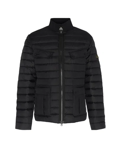 Barbour International Re-ariel Mens Puffer Jacket In Black