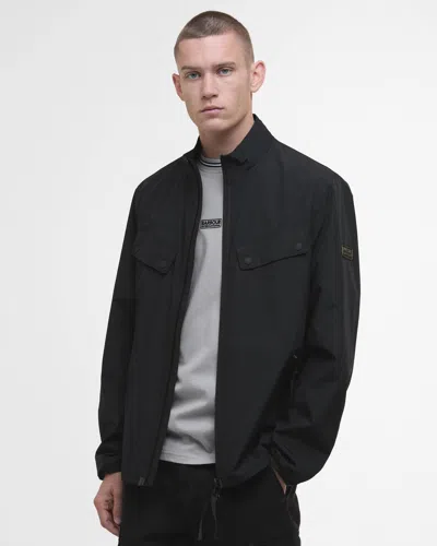 Barbour International Re-duke Mens Showerproof Jacket In Black