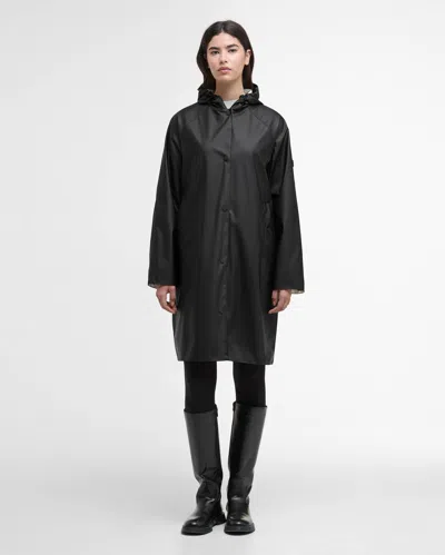 Barbour International Recoleta Womens Showerproof Jacket In Black