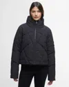 Barbour International Rowen Womens Puffer Jacket In Black
