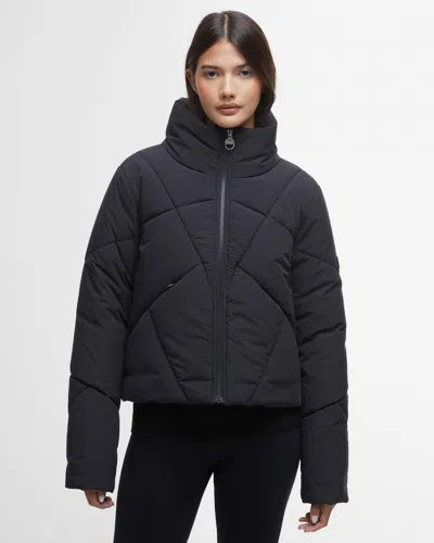 Barbour International Rowen Womens Puffer Jacket In Black