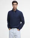Barbour International Samuel Mens Funnel Neck Sweatshirt In Blue