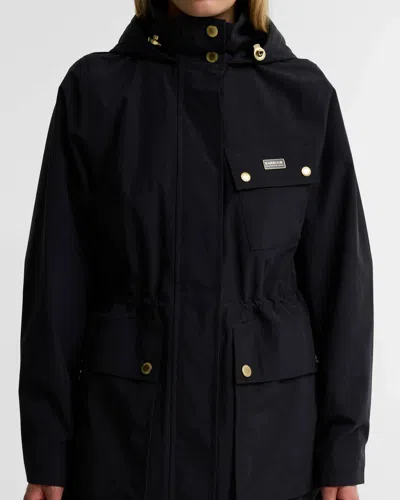 Barbour International Serravalle Womens Waterproof Jacket In Black