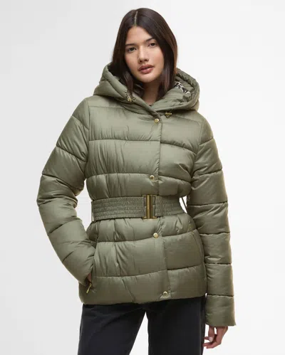 Barbour International Short Track Line Womens Puffer Jacket