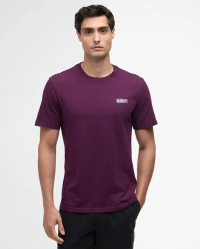 Barbour International Small Logo Mens T-shirt In Purple