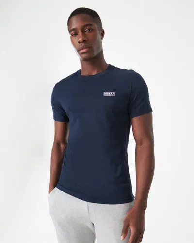 Barbour International Small Logo Mens T-shirt In Blue