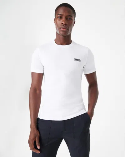 Barbour International Small Logo Mens T-shirt In White