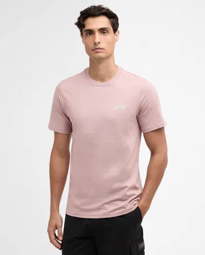 Barbour International Small Logo Mens T-shirt In Pink
