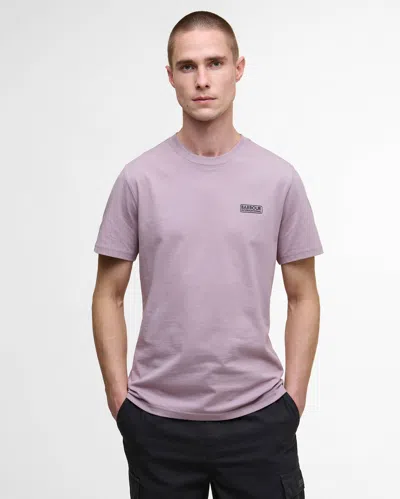 Barbour International Small Logo Mens T-shirt In Purple