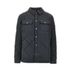 Barbour International Quilted Button-fastening Shirt In Blue