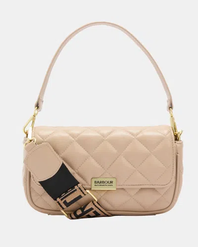 Barbour International Soft Quilt Mini Soho Womens Crossbody Bag In Pink