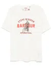 Barbour International Speedway T-shirt In Weiss
